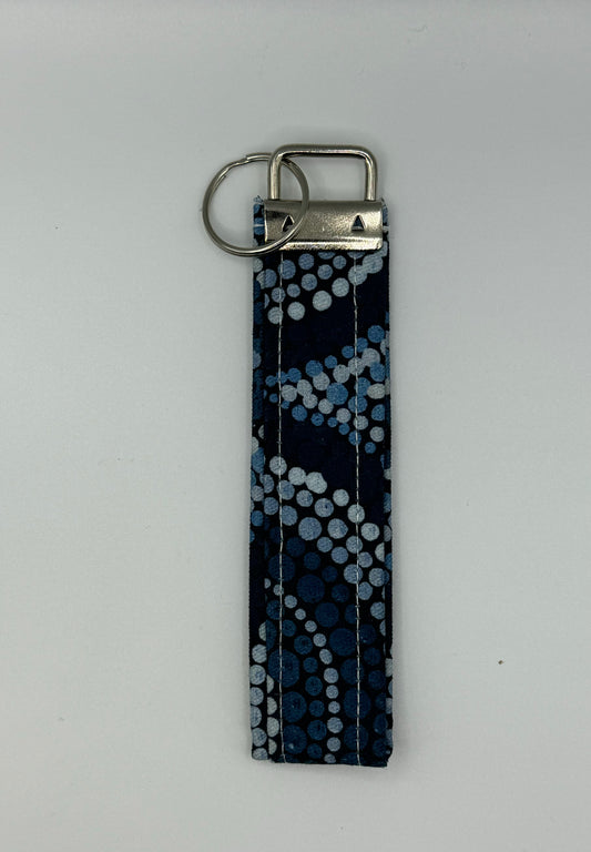 Blue indigenous keyring