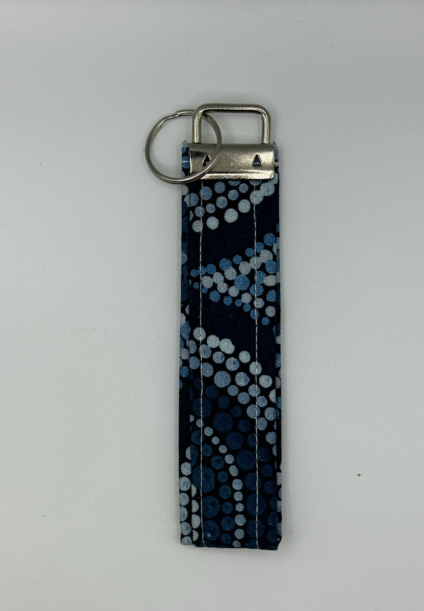 Blue indigenous keyring