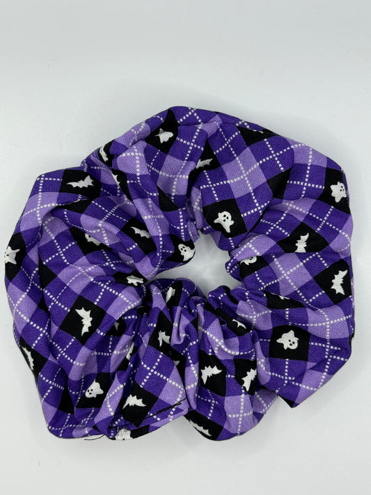 Large purple ghost scrunchie
