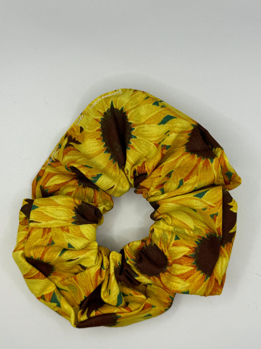 Large sunflower scrunchie (clearance)