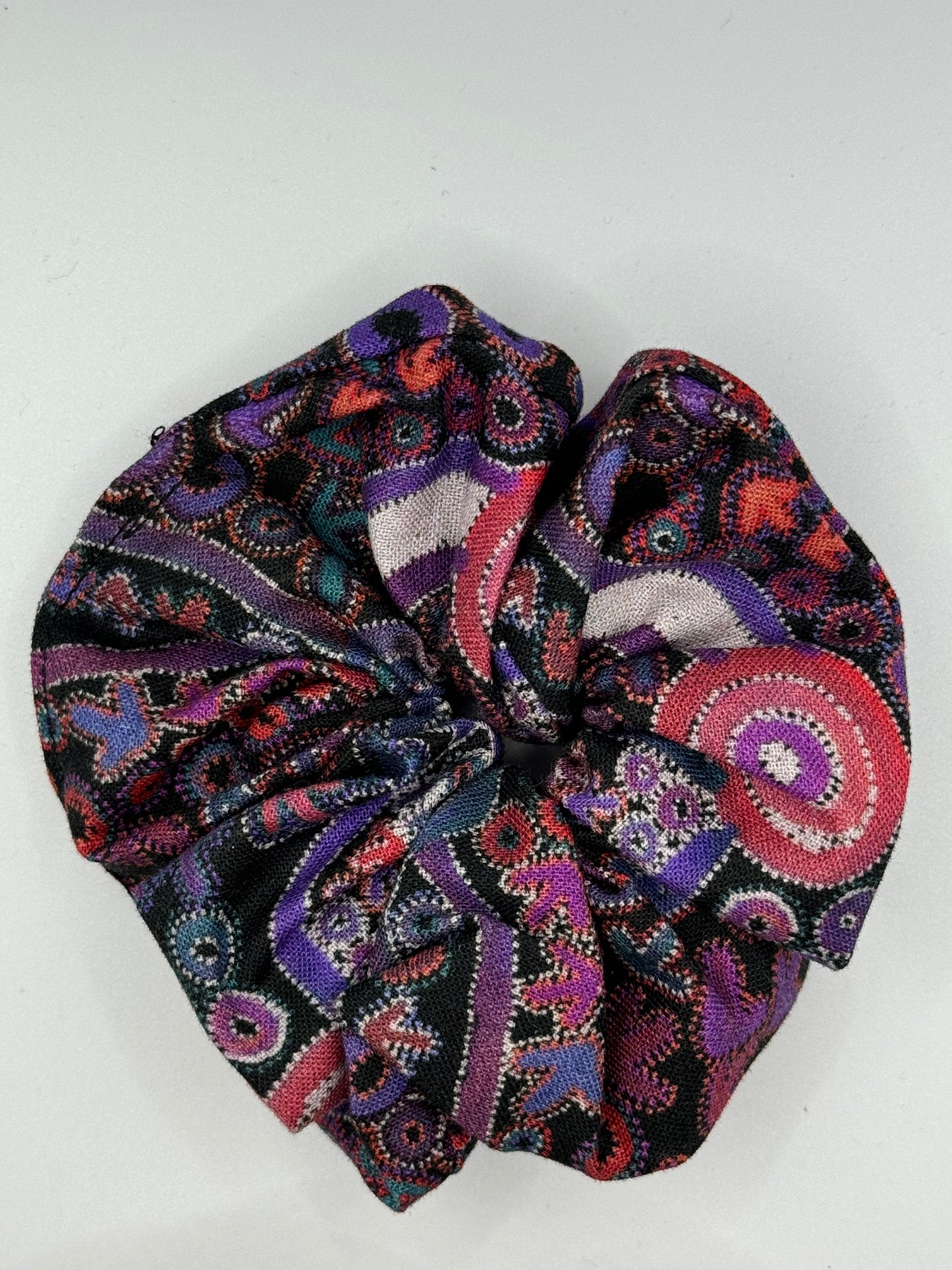 Small purple indigenous scrunchie